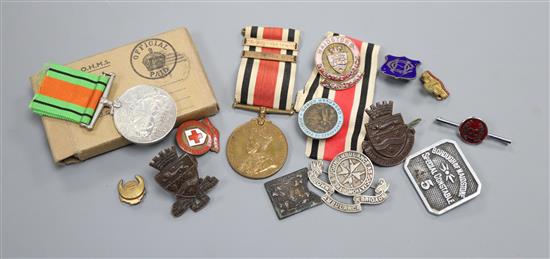 Special Constabulary medal, etc.